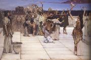 Alma-Tadema, Sir Lawrence A Dedication to Bacchus (mk23) Germany oil painting artist